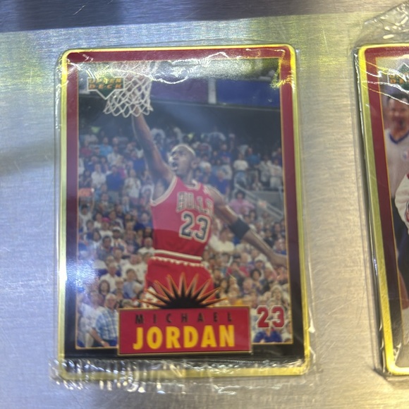 Michael Jordan 5 All Metal Collector Cards - Picture 2 of 11